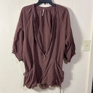 Free People romper L Brown Casual